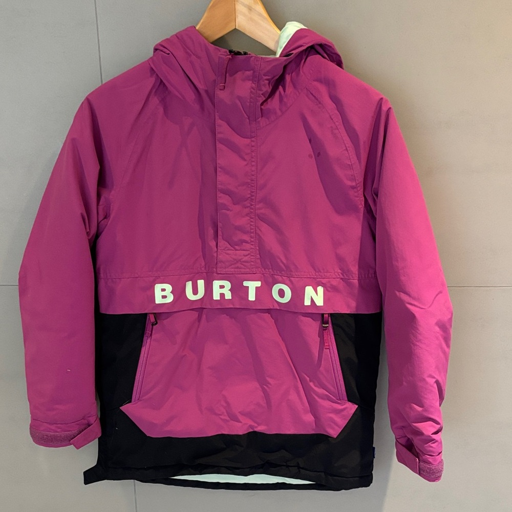 Burton Kids' Magenta and Black Puffer Jacket